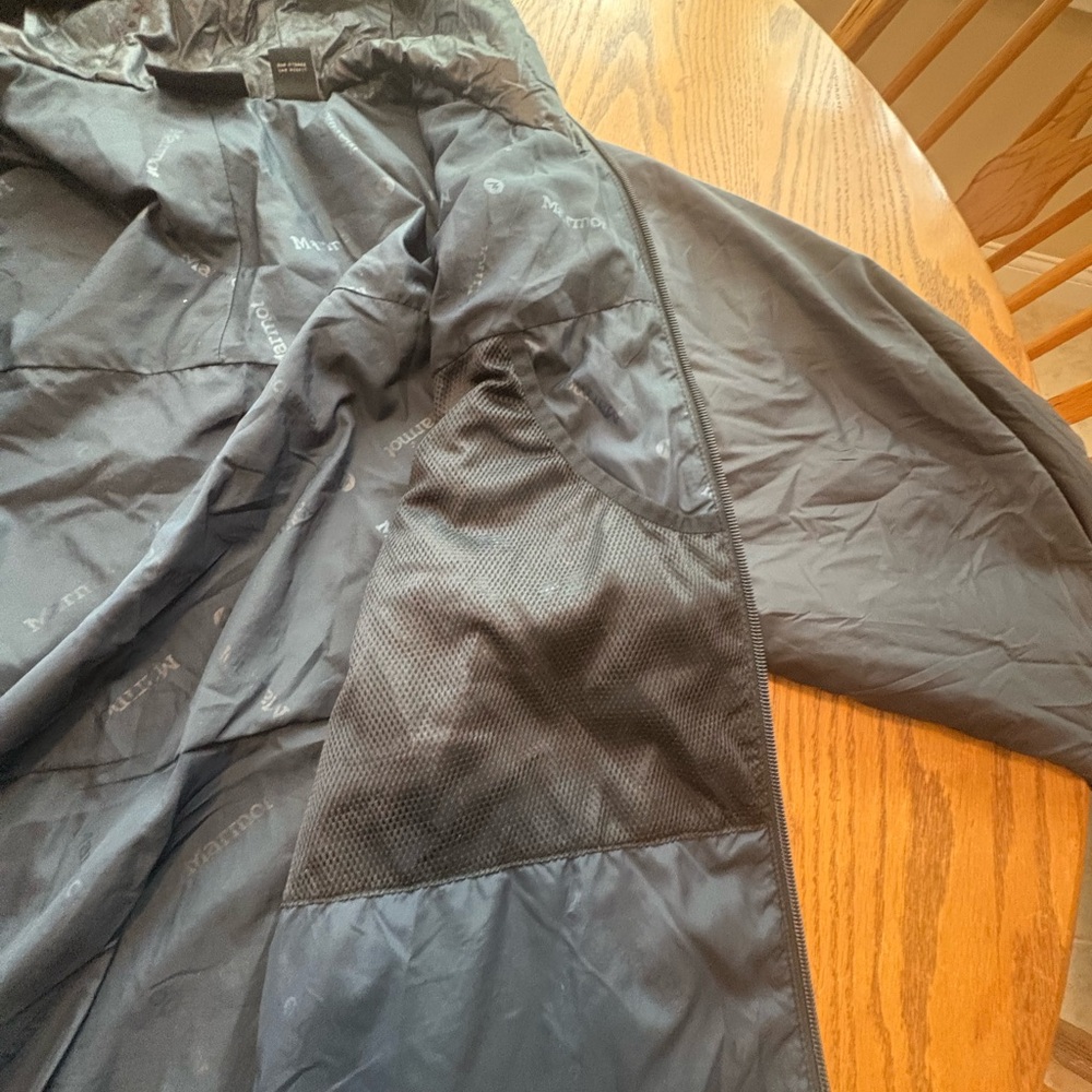 Marmot Men’s Black Ultralight Hooded Jacket XL - Picture 9 of 9